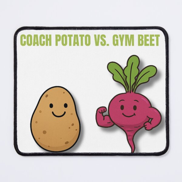 Item preview, Coach Potato vs. Gym Beet designed and sold by D-T-Official.