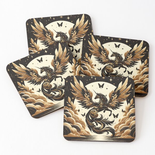 Item preview, Butterfly Unicorn Fox, Ai Generated Art  designed and sold by ACC .