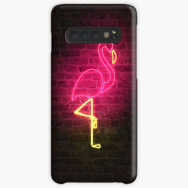 Flamingo faux neon Samsung Galaxy Snap Case