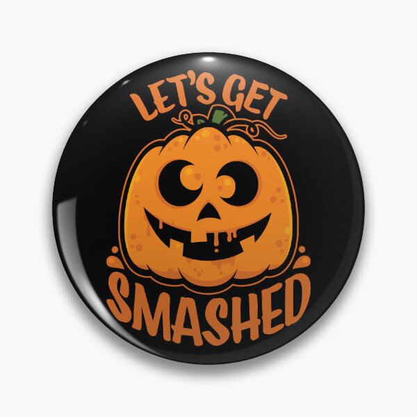 Item preview, Let's Get Smashed Drunk Halloween Jack-O’-Lantern Pumpkin designed and sold by fizzgig.