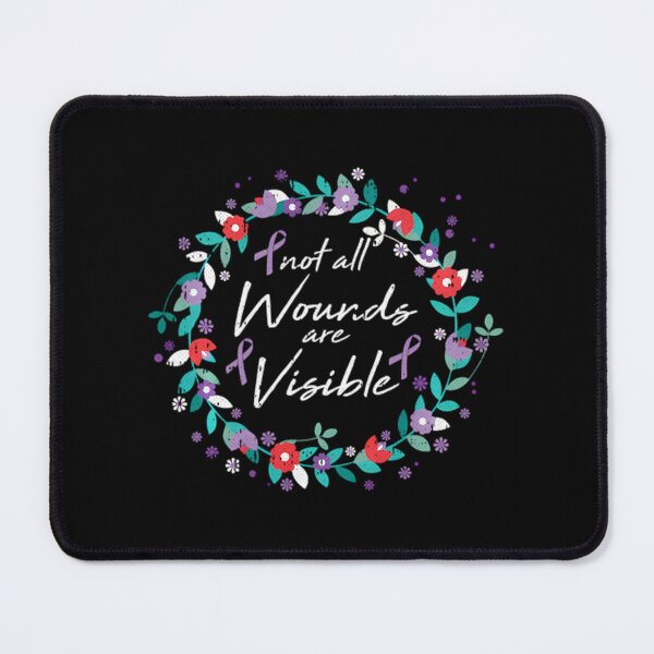 Item preview, Not All Wounds Are Visible Domestic Violence Awareness Pullover 	1	 designed and sold by moodinchiawaz.