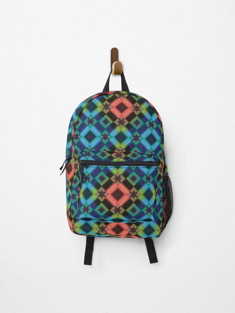Thumbnail 1 of 3, Backpack, Square Hue Pattern, designed and sold by PropRocket.