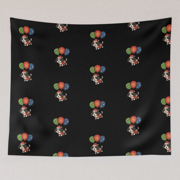 Item preview, Funny Bernedoodle Balloon Merry Christmas Animal Lover Xmas Mom Dad Kids designed and sold by FurryHavenPH.