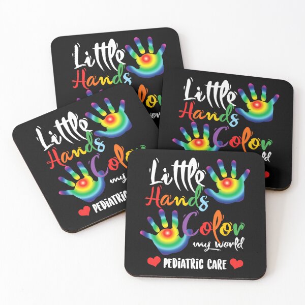 Item preview, Pediatric Pediatrician Nurse Little Hands Color My World 		 designed and sold by rikahssenanis.