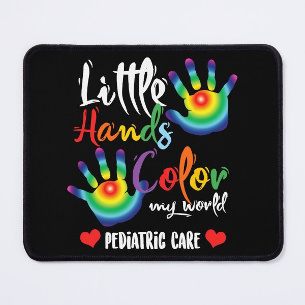 Item preview, Pediatric Pediatrician Nurse Little Hands Color My World designed and sold by rikahssenanis.