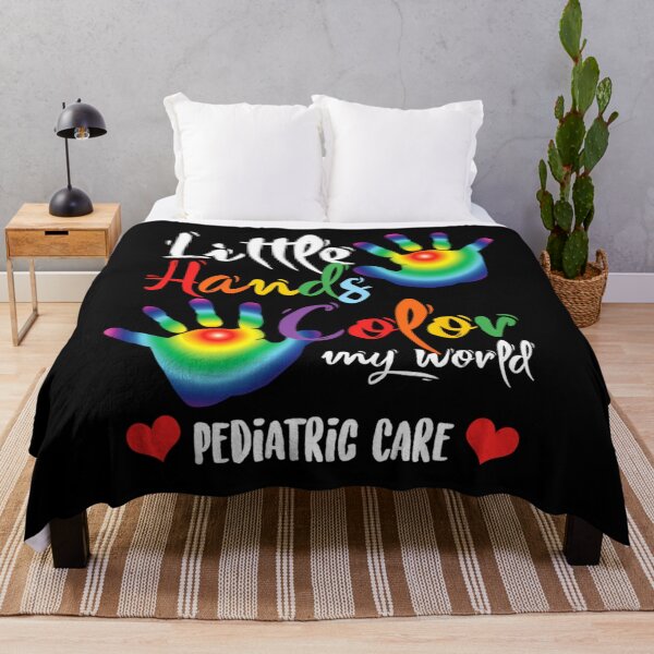 Item preview, Pediatric Pediatrician Nurse Little Hands Color My World designed and sold by rikahssenanis.