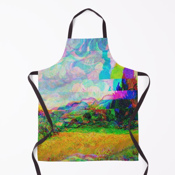 Item preview, Trippy VanGogh Wheat Fields with Cypress Tree designed and sold by Post Haste Art.
