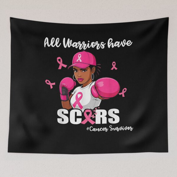 Item preview, Breast Cancer Awareness Black Afro Girl  designed and sold by BASKF.