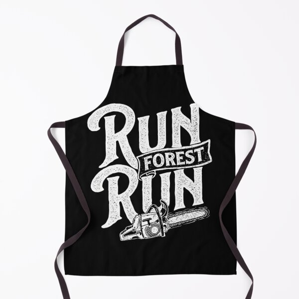 Item preview, Run Forest Run - Lumberjack Sawmill Worker Logger Chainsaw 		 designed and sold by steviearterof.