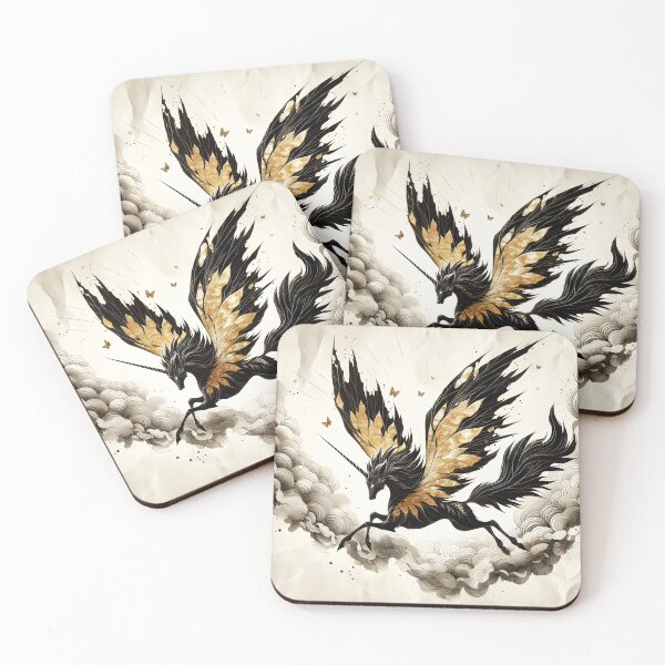 Item preview, Butterfly Unicorn Fox, Ai Generated Art  designed and sold by ACC .