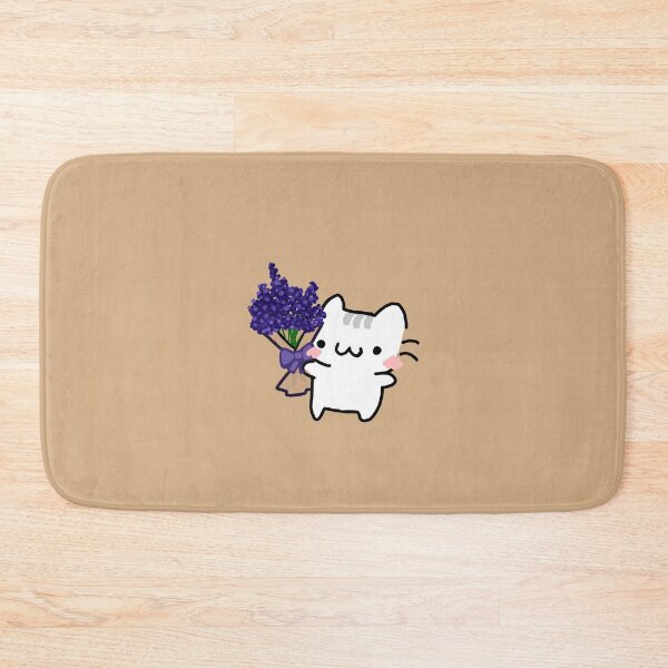 Item preview, Brown lavender bouquet kitty designed and sold by ZinaDesignsShop.