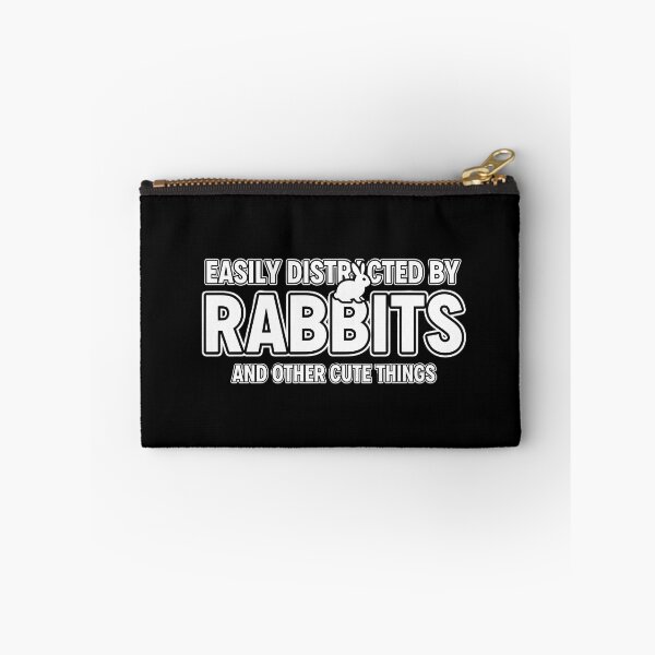 Item preview, "Chasing Cute Things" - Minimalist Rabbit Distraction Outline Graphic designed and sold by DMNindustries.