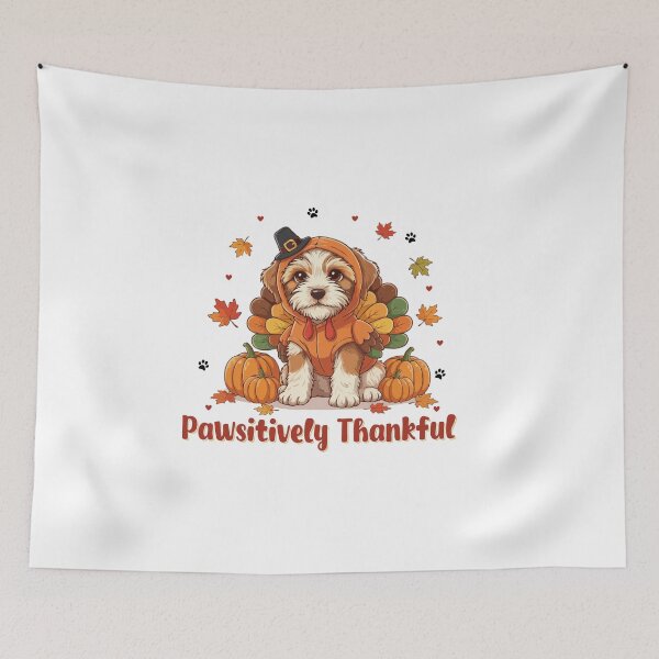Item preview, Pawsitively Thankful Spinone Italiano Thanksgiving Cute Fall designed and sold by The Real Life Symphony.
