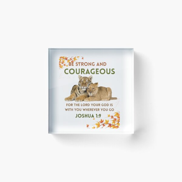 Item preview, Be Strong and Courageous – Joshua 1:9 designed and sold by Ausra789.