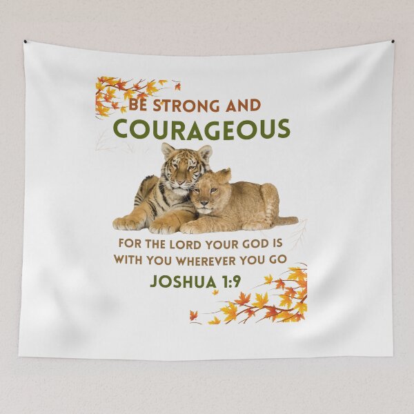 Item preview, Be Strong and Courageous – Joshua 1:9 designed and sold by Ausra789.