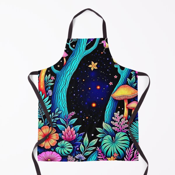 Item preview, Neon Fantasy Forest Night Glow Design designed and sold by Health And Fitness Posts e-Store.