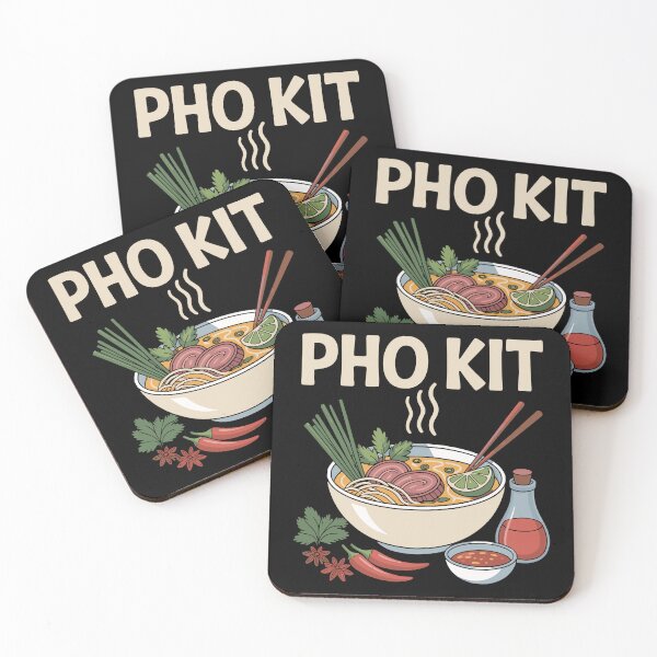Item preview, Funny Pho Kit Noodle Bowl Pun with Ingredients designed and sold by My Kozy Shoppe.