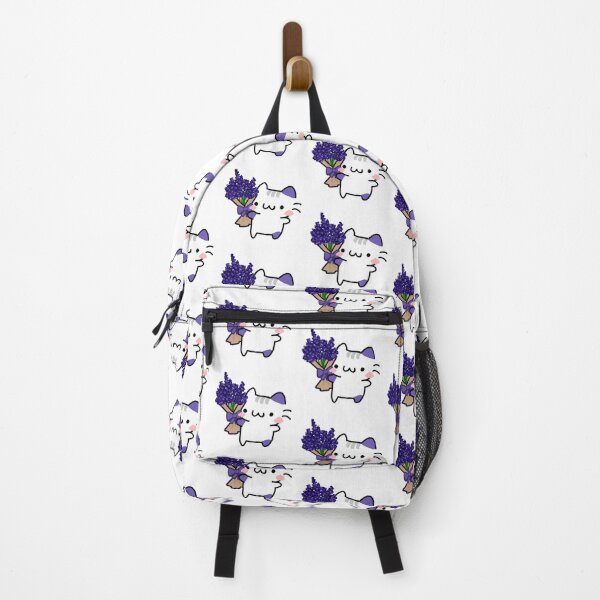 Item preview, Brown lavender bouquet kitty (purple. designed and sold by ZinaDesignsShop.