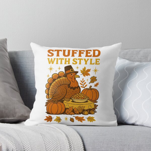 Item preview, Stuffed With Style – Funny Retro Thanksgiving Turkey Mid Century Design designed and sold by FluffyCreative.