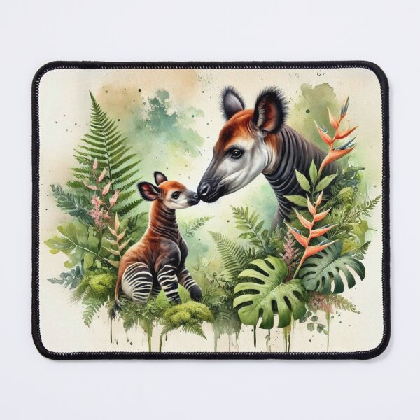 Item preview, Okapis of the Hidden Rainforest designed and sold by The Digital Compass.