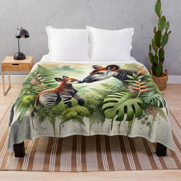 Item preview, Okapis of the Hidden Rainforest designed and sold by The Digital Compass.