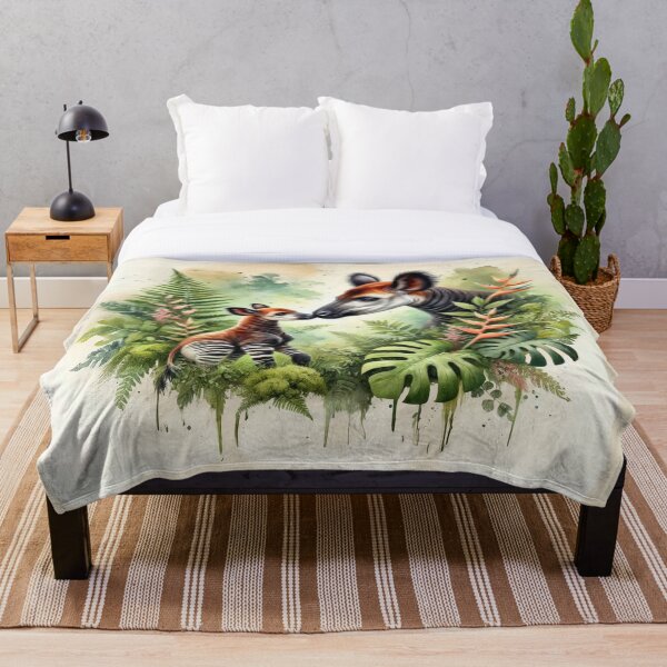 Item preview, Okapis of the Hidden Rainforest designed and sold by The Digital Compass.