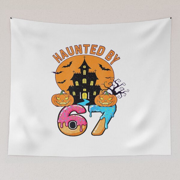 Item preview, Haunted by 67 Funny Halloween  designed and sold by gear-posters.