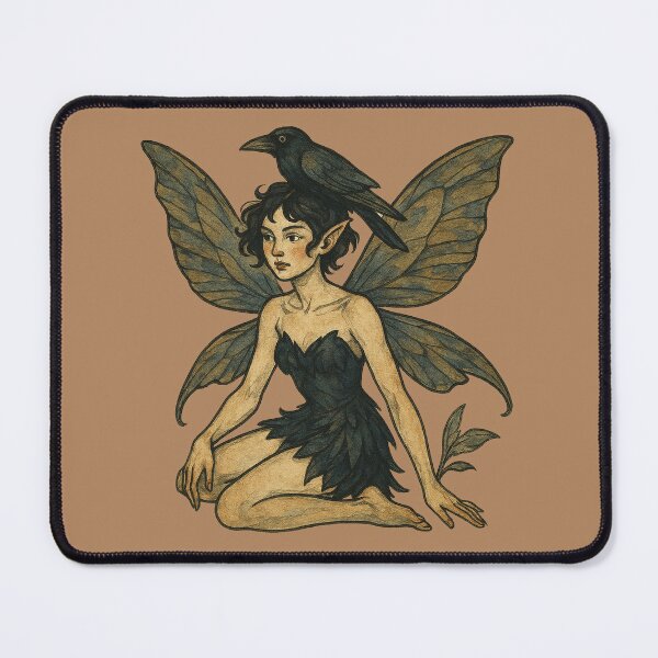 Item preview, Gothic Raven Fairy designed and sold by FrictionMaxxing.