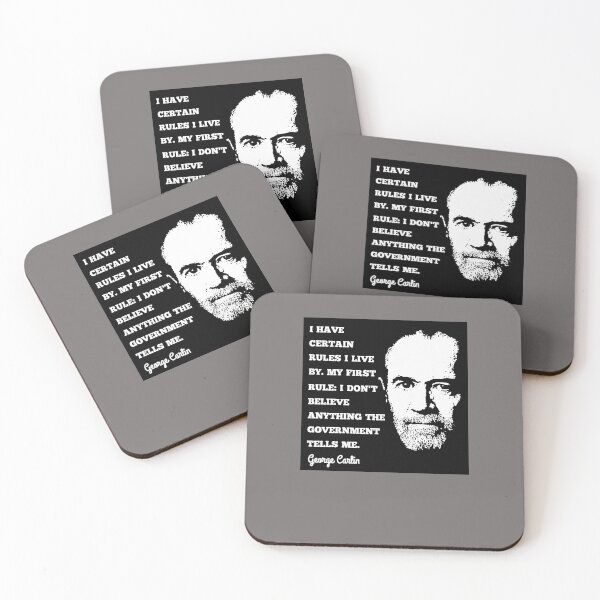 Item preview, GEORGE-CARLIN-DON'T-BELIEVE-THE-GOVERNMENT-QUOTE-DESIGN designed and sold by YowynMinbelly.