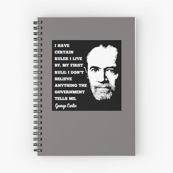 Item preview, GEORGE-CARLIN-DON'T-BELIEVE-THE-GOVERNMENT-QUOTE-DESIGN designed and sold by YowynMinbelly.