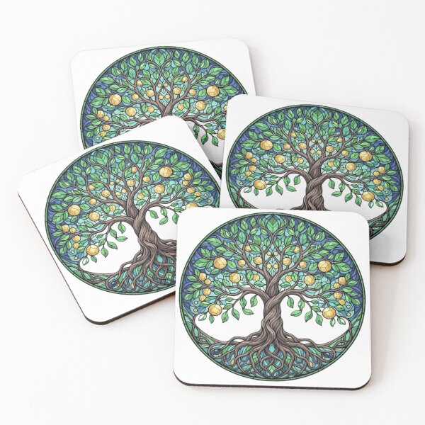 Item preview, Tree of Life Stained Glass designed and sold by Mosaico Celeste.