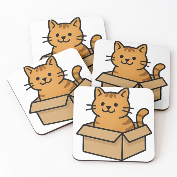 Item preview, Cat in a Box – Cute Kitty Design designed and sold by D-T-Official.