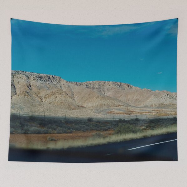 Item preview, Desert Plateau Under Clear Blue Sky  –  Southwestern Mountain Landscape Photography Print designed and sold by aadventures.
