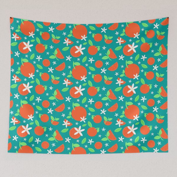 Item preview, Orange Pattern II designed and sold by CakeyDoesArt.
