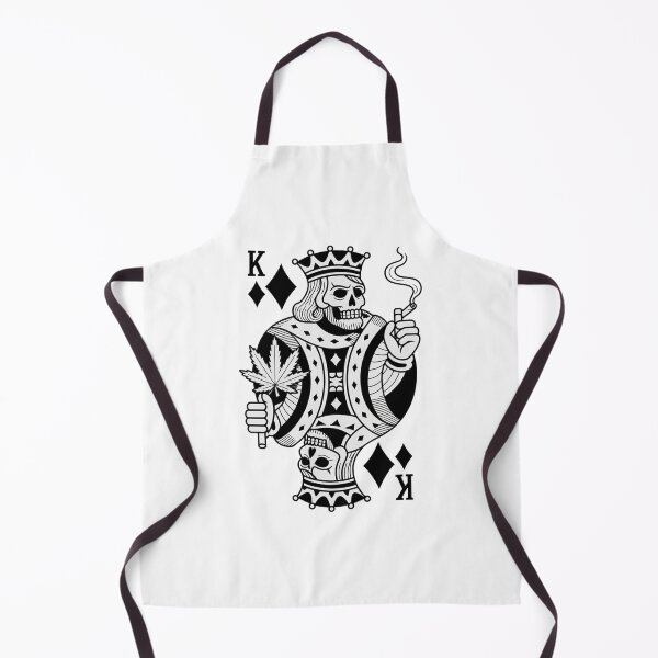 Item preview, Skeleton King of Diamonds Smoking Weed designed and sold by MonkiFlipp.
