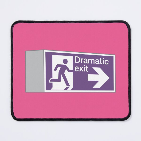 Item preview, Dramatic exit door sign designed and sold by Captain Banjo.