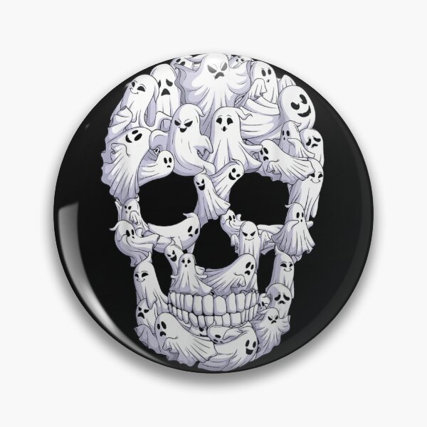 Item preview, Skull Boo Ghost Funny boo ghosts Halloween costume men women designed and sold by tarikusa02.