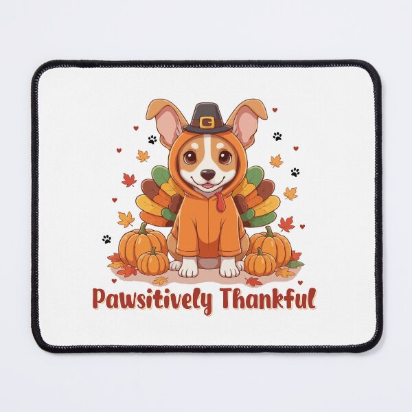 Item preview, Pawsitively Thankful Pharaoh Hound Thanksgiving Cute Fall designed and sold by The Real Life Symphony.