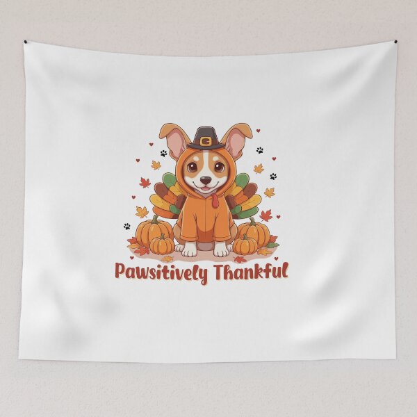 Item preview, Pawsitively Thankful Pharaoh Hound Thanksgiving Cute Fall designed and sold by The Real Life Symphony.