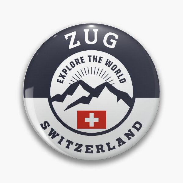 Item preview, Zug Switzerland Black and White Crest designed and sold by World Designs.