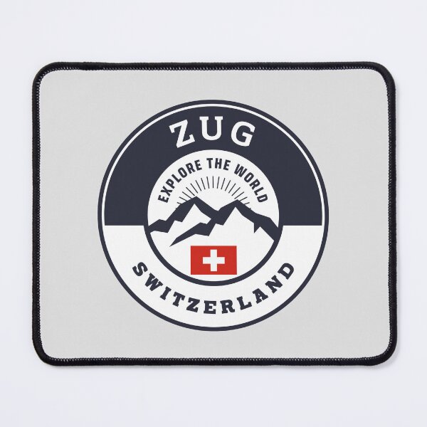 Item preview, Zug Switzerland Black and White Crest designed and sold by World Designs.