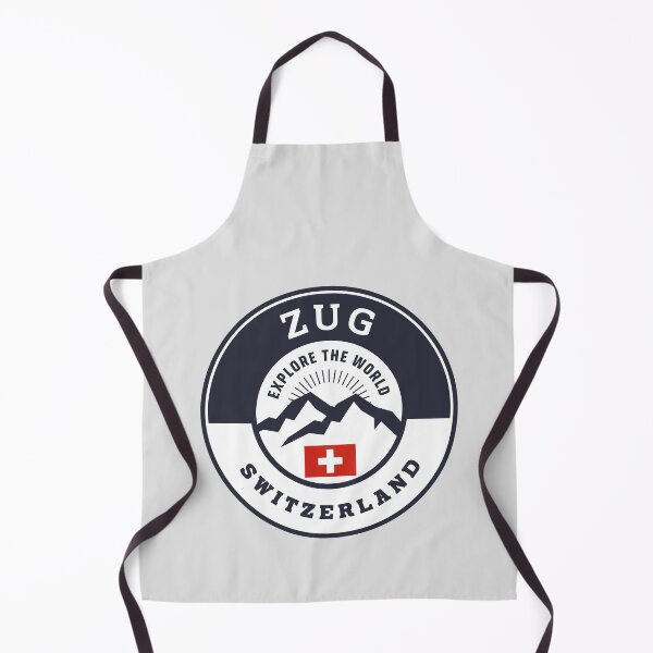 Item preview, Zug Switzerland Black and White Crest designed and sold by World Designs.