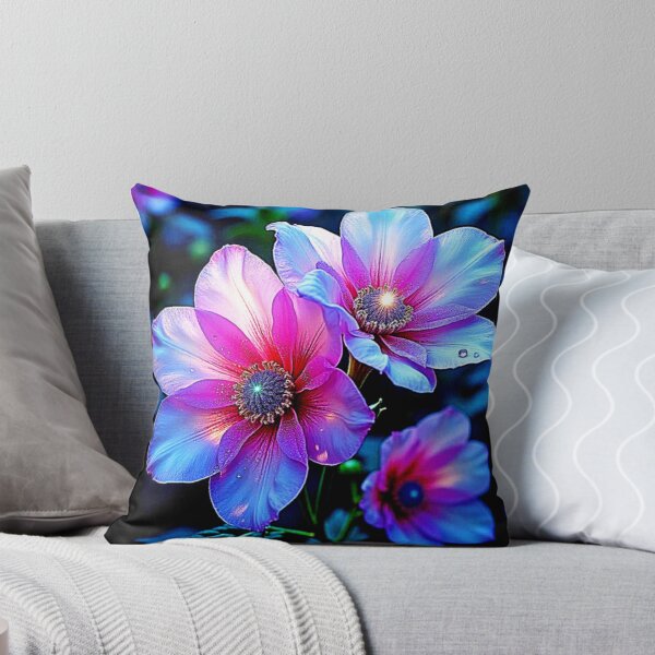 Item preview, Neon Bloom Flower Magic Glow Design designed and sold by Health And Fitness Posts e-Store.