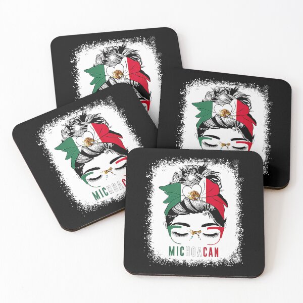 Item preview, Michoacan 	 Messy Bun Bandana And Glasses Mexico Mexican 		 designed and sold by keplerhocai.