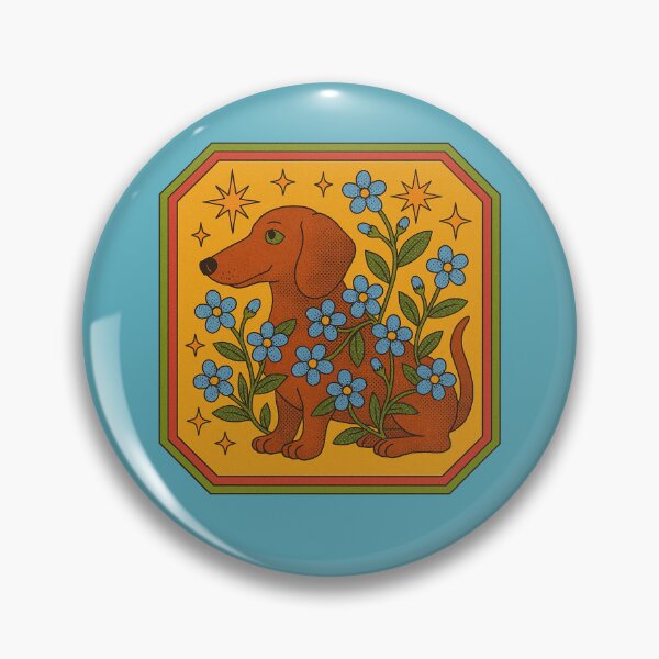 Item preview, Retro Dachshund designed and sold by FrictionMaxxing.