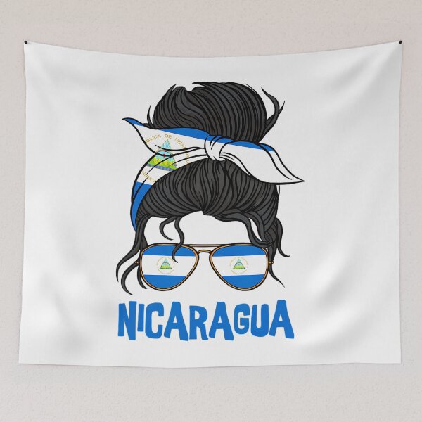 Item preview, Nicaragua For 	 Nicaraguan Flag for 	 Nicaraguense 		 designed and sold by weliohemmehd.