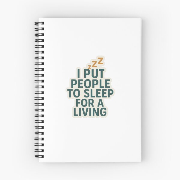 Item preview, I Put People to Sleep for a Living Anesthesia Sticker designed and sold by TheCircusSRNA.