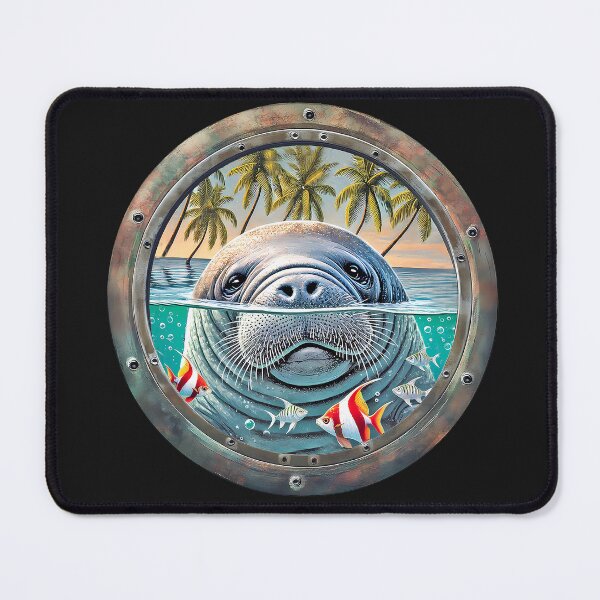 Item preview, Manatee Porthole T-Shirt designed and sold by candiscamera.