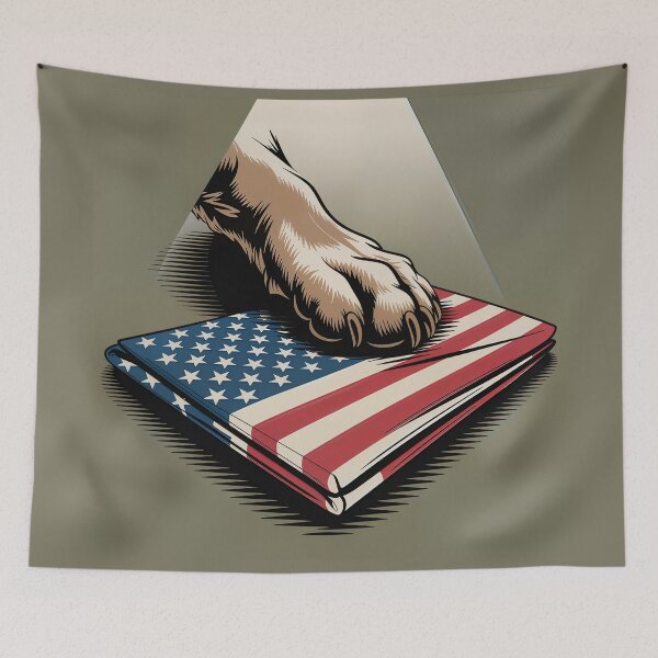 Item preview, Military Service Dog in Duty Memorial  designed and sold by Blok45.