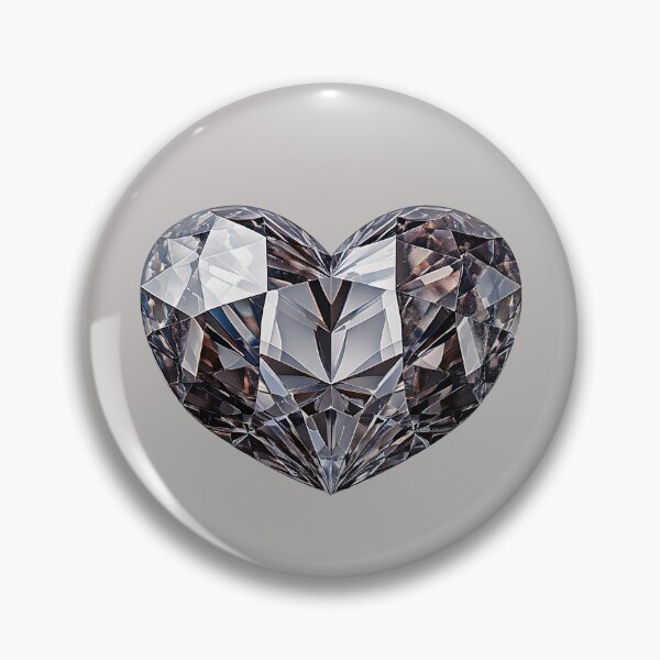 Item preview, April Birthstone - Diamond Heart Poster designed and sold by fatchairprint.